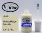 Preview: Audi, Bahia Beige Metallic, LX1Z / 6L: 20ml Lackstift, von ATW Autoteile West.